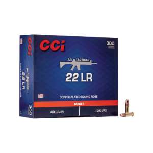 CCI 22LR TACTICAL 40GR CPRN 300/3000
