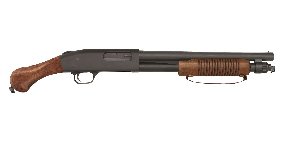 MOSSBERG 590 NIGHT STICK 12/14 3" BL/WD