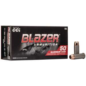 CCI Blazer Aluminum Handgun Ammunition .44 Spl 200 gr HP 920 fps 50/ct