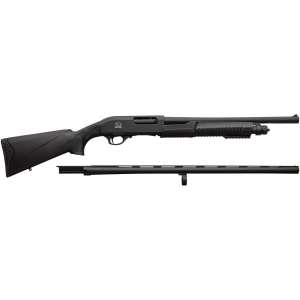 Charles Daly 301 Pump Field Shotgun Combo 12ga 3" Chamber 5rd Capacity 18.5" & 28" Barrels Synthetic Stock