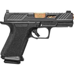 Shadow Systems MR920 Elite Handgun 9mm Luger 10rd Magazine 4" Bronze Barrel Black CA Compliant