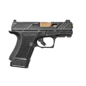 Shadow Systems CR920 Elite Slide Handgun 9mm Luger 13&10rd Magazine 3.41" Bronze Barrel Black Frame