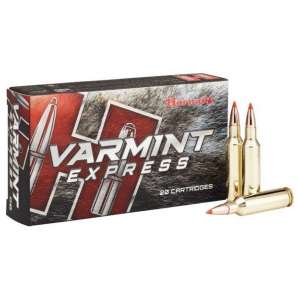Hornady Varmint Express Rifle Ammunition 6mm Creedmoor 87 gr V-MAX 3210 fps 20/ct