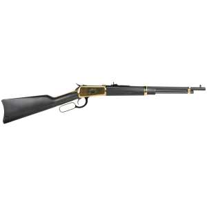 Heritage 92 Lever Action Rifle .357 Mag/.38 Spl 8rd Capacity 18' PVD Gold Barrel Wood Stock