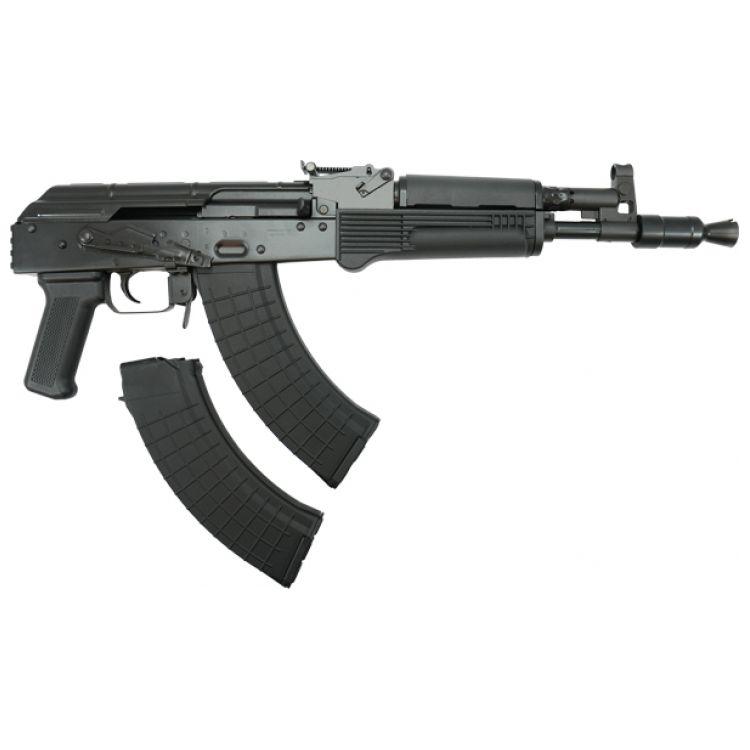 Pioneer Arms Polymer Hellpup PRO AK Handgun 7.62x39 30rd Magazines(2)11.7" Barrel with Picatinny Rail Forged Trunnion