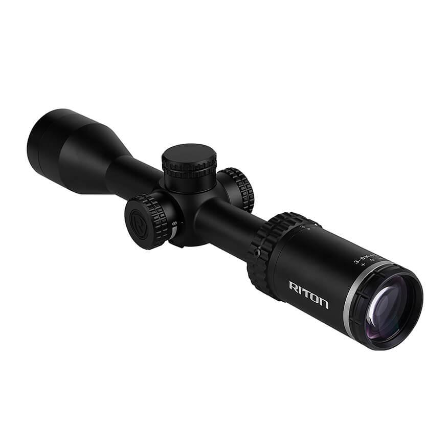 Riton 1 Primal Rifle Scope 3-9x40 1" SFP Long Body Non-Illum - Black