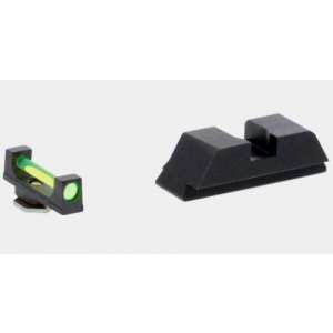 Ameriglo Green Fiber .115 FRONT Black REAR for Glock Gen5 17-19-19X-26-34-45