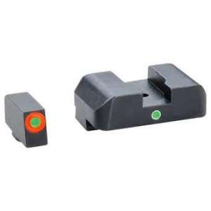 Green Tritium Outline Orange/Green Single Dot forGlock 29-30-31-32-36-40-41