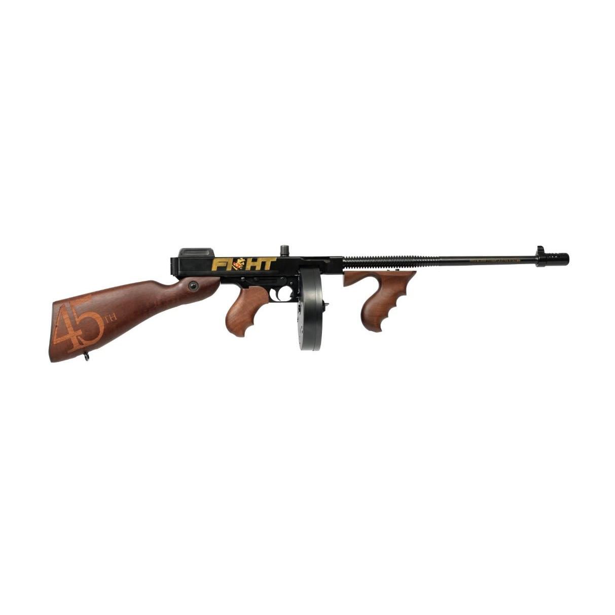 Auto Ordnance Trump Fight 1927A-1 Rifle .45 cal 20rd Magazine & 50rd Drum Magazine 18" Barrel Engraved Walnut Stock