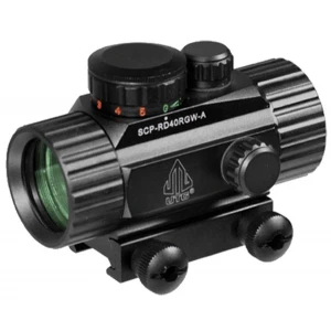 Leapers UTG 3.8″ ITA Red/Green CQB Dot Sight with Integral QD Mount