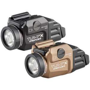 Streamlight TLR-7 X USB Weapon Light with Paddle Switches Key Kit and Battery FDE