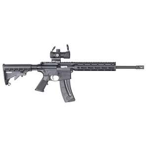 S&W M&P 15-22 Sport Rifle .22LR 25rd Magazine 16.5" Barrel with MP-100 M&P Red/Green Dot Optic