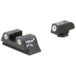 Trijicon Bright & Tough Night Sight Set for Glock 42 & 43 Pistol - Green Front & Green Rear