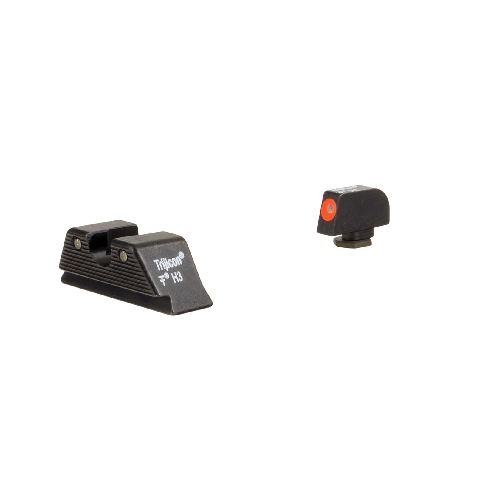 Trijicon HD X R Night Sights Set for Glock Standard Frames Green with Orange Front and Black Rear
