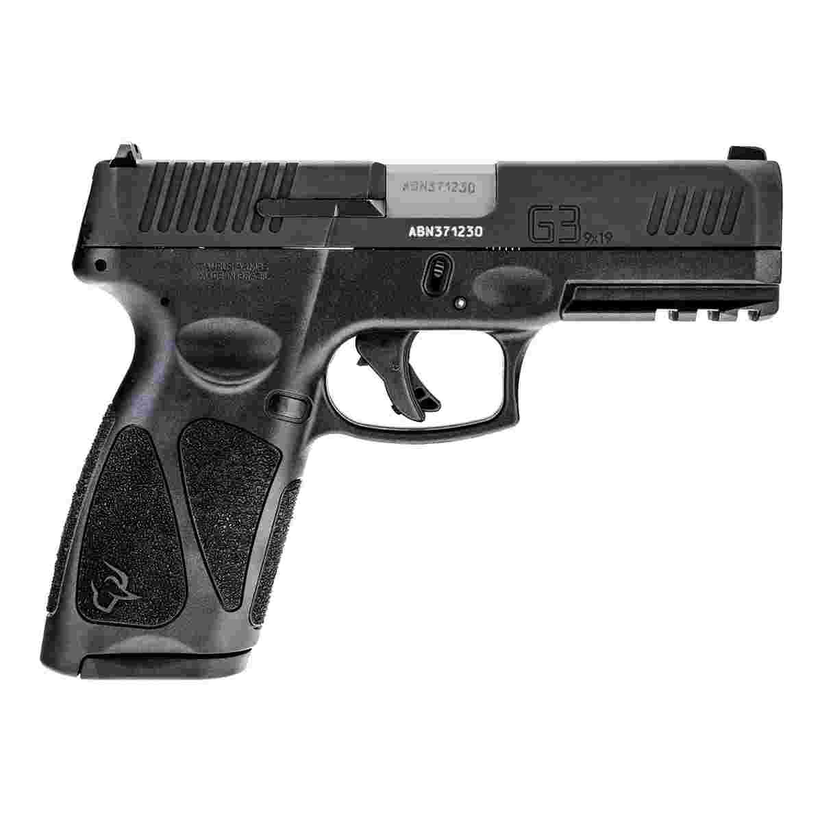 Taurus G3 Tenifer Matte Black 9mm Luger Full Size 17rds. Steel Sites 4" Barrel