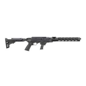 Ruger PC Carbine Chassis Model Rifle 9mm Luger 10rd Magazine 16.12" Barrel Synthetic Stock Aluminum Handguard