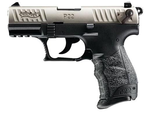 Walther P22Q .22LR 10rd Magazine 3.4" Barrel Nickel