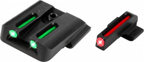 Truglo Fiber Optic Sight Set S&W M&P 380EZ - Red Front Green Rear