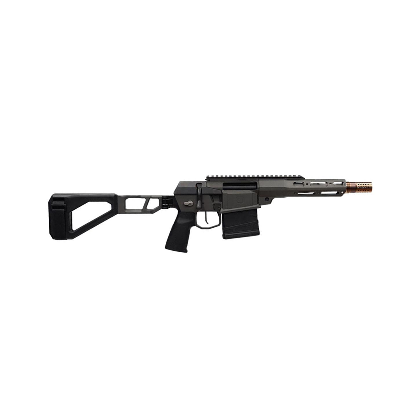 Q The Fix Handgun 8.6BLK 10rd Magazine 8" Threaded Barrel Black with Brace