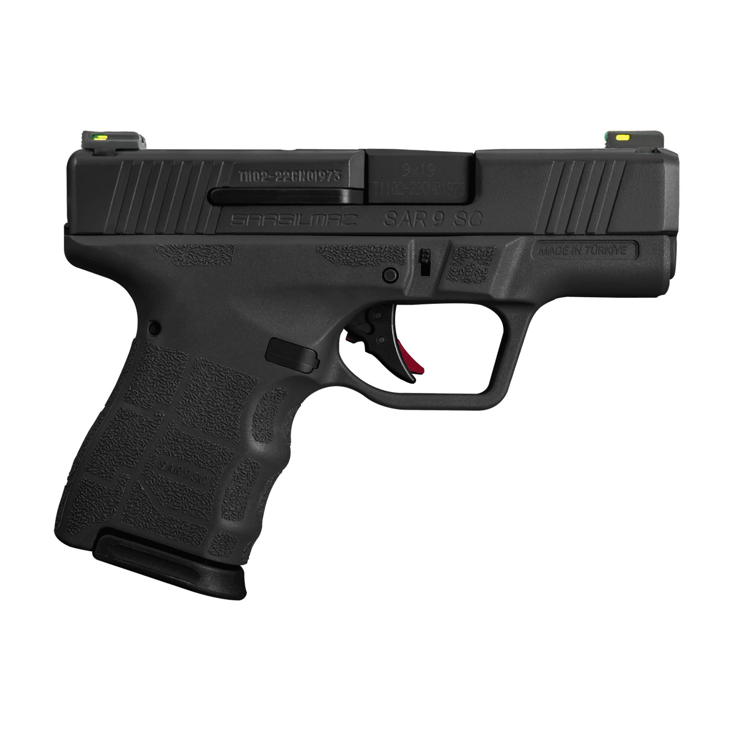SAR FIREARMS SAR9 SC 9MM BLK 3.3" 10+1