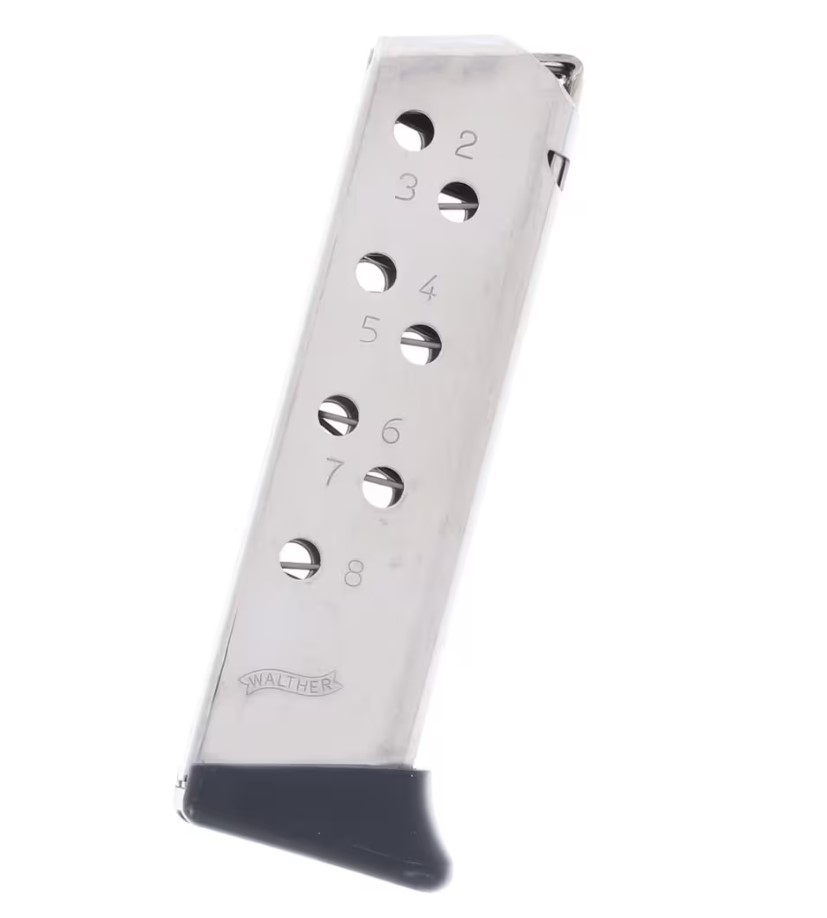 WALTHER ARMS MAG PPK/S 32ACP 8RD NICKEL FR