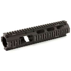 UTG PRO 4/15 CARB QUAD RAIL W/EXT BK