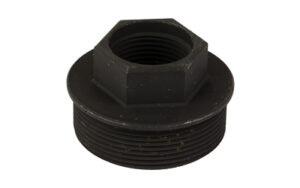 YHM 5/8"-24 CRBNE ADPTR SDWNR M2 BLK