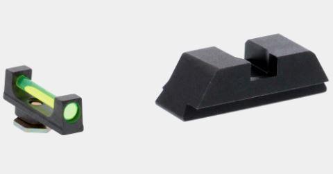 Ameriglo Green Fiber .115 FRONT Black REAR for Glock 42-43-43X-48