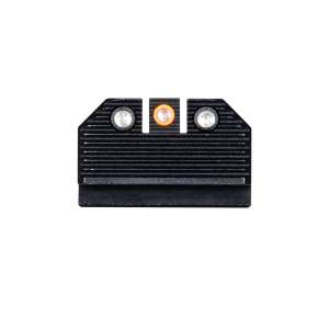 Night Fision Optics Ready Stealth Night Sight Set Orange Front Black Rear for Glock 43x MOS