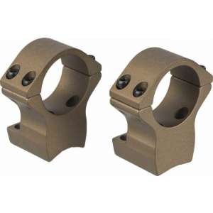 Talley Lightweight Alloy Scope Mount Combo Browning X-Bolt 30mm Med - Hell's Canyon Bronze