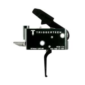 TriggerTech AR15 Black Adaptable Flat Trigger 2 Stage Adjustable
