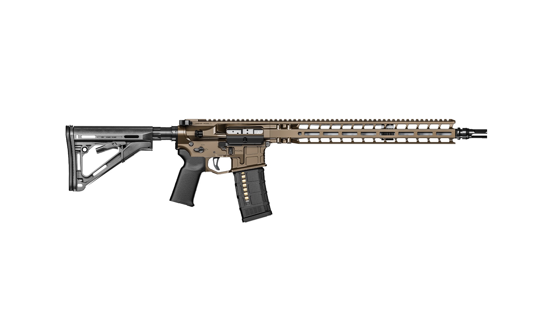 RADIAN WEAPONS MODEL 1 RIFLE 6MMARC 16" BRN