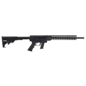 Just Right Carbine Takedown Gen3 Rifle 9mm Luger 17rd Glock Magazine 17" Threaded Barrel Adjustable Stock