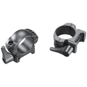 Weaver Grand Slam Leaver-Lok Top Mount Steel Scope Rings 1" Medium Matte