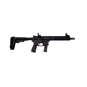 Alpha Foxtrot AF9-G.Pistol 9mm Luger 20rd Magazine 10.5" Barrel Blowback Operation Anodized Black Brace