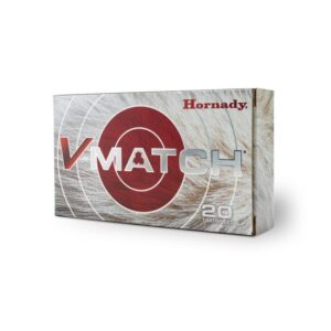 Hornady V-Match ELD-VT Rifle Ammunition 25 Creedmoor 95gr PT 3250 fps 20/ct
