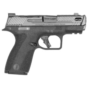 S&W PC M&P 9 Shield X Carry Comp Handgun 9mm Luger 13(1)&15(1)rd Magazines 3.6" Comp Barrel Thumb Safety Black