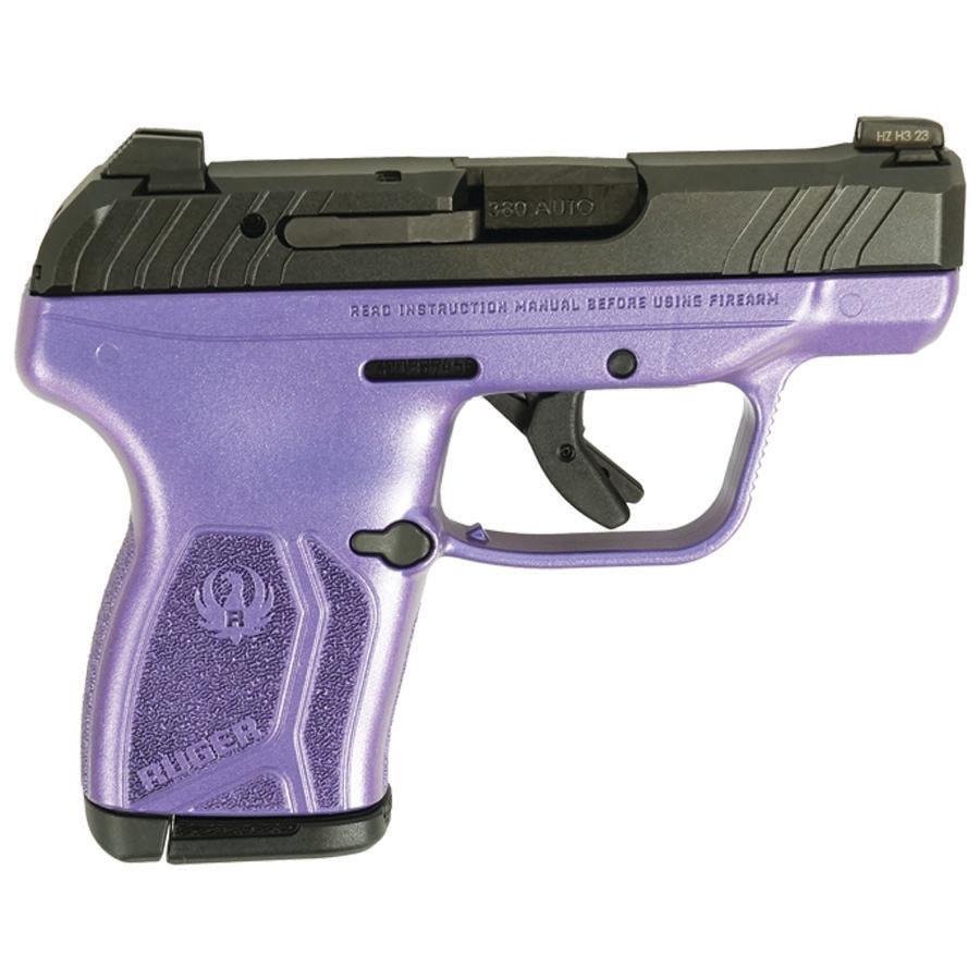 Ruger LCP 380 Max "Purple Pearl Frame" Handgun .380 Auto 10rd Magazine 2.75" Barrel