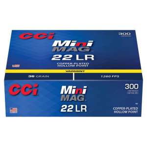 CCI Signature Mini-Mag .22 LR Signature Mini-Mag 36 gr CPHP 300/rd