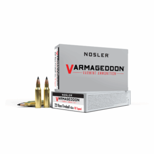 Nosler Varmegeddon Rifle Ammunition .221 Rem Fireball 40 gr FB Tipped 3100 fps 20/ct