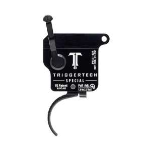 Triggertech Rem Model 7 Special Single Stage Trigger 1.0-3.5 lbs Curved Black