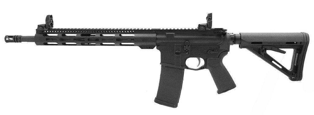 DPMS DP-15 5.56 RIFLE 16", 13.5" MLOK MOE W/ FLIP UPS 1-30RD