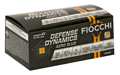 FIOCCHI 12GA AERO SLUG LW REC 10/250 - Image 2