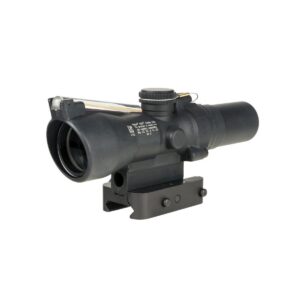 Trijicon Compact ACOG 1.5x24 Rifle Scope Amber 8 MOA Triangle Reticle Illuminated Black w/ Mount