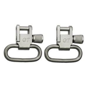Grovtec 1" Locking Swivel Set Silver 2/ct