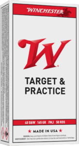WINCHESTER USA 40SW 165GR FMJ