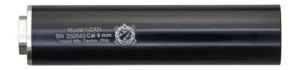 INLAND I-CAN 6" Aluminum Black Type III Anodized Black .45 Suppressor, .578x28 direct thread base