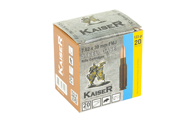 KAISER 7.62X39 123GR FMJ 20/1000 - Image 2