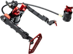 ACCU-TAC BIPOD HYB500 HYDRO - PICATINNY WITH REMOTE BLK/RED