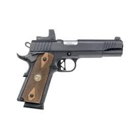 Chiappa 1911 Superior MRS Red Dot Handgun .45 ACP 5" Barrel Blued Frame Walnut Grips ZT Red Dot